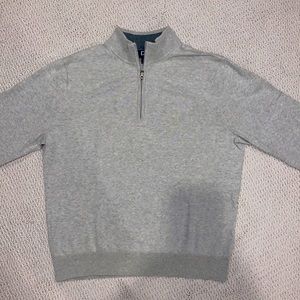 Cutter & Buck Men’s 1/4 Zip Pullover (Cream, M)